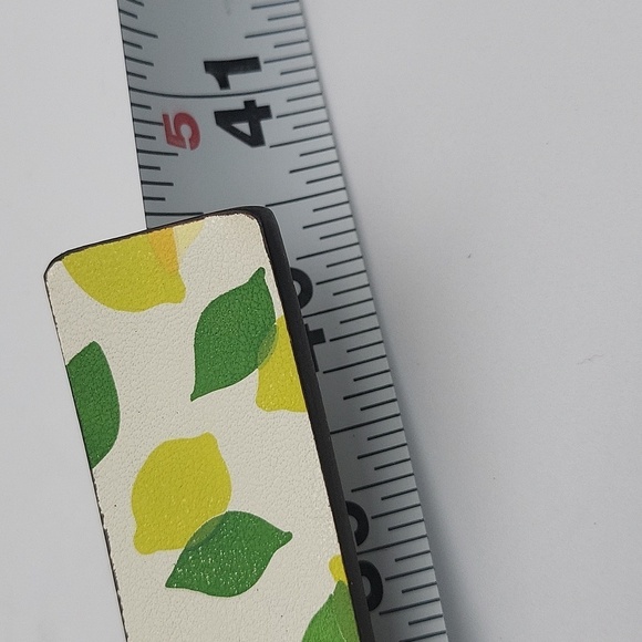 1744- Kate Spade Leather Lemon Print Fanny Pack Women's Belt Size S/M NWT - Picture 10 of 12